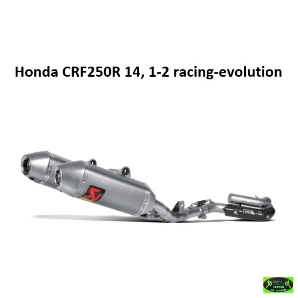 Akrapovic Honda CRF 250 2014 komplet udstdning