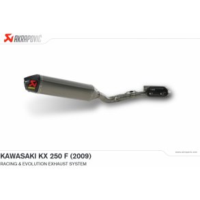 Akrapovic Kawasaki KXF 250 09-14 Komplet udst�dningssystem