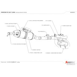 Akrapovic Kawasaki KXF 250 09-14 Komplet udst�dningssystem